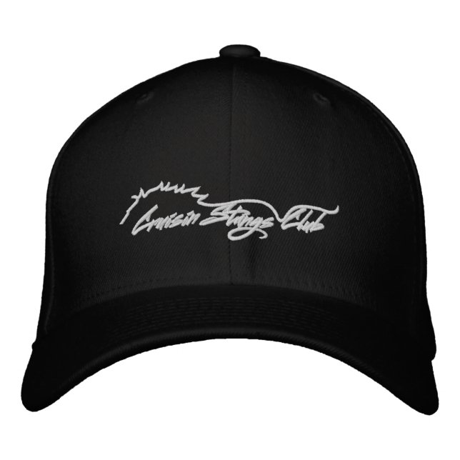 Cruisin Stangs Club Logo Hat Bestickte Kappe (Vorderseite)