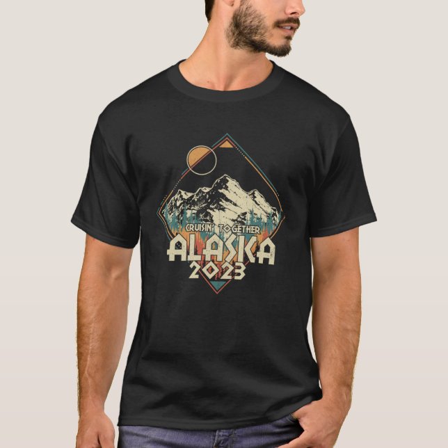 Cruisin Together Alaska 2023 Alaskan Cruise Trip M T-Shirt (Vorderseite)