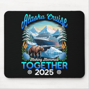 Cruisin Together Alaska 2025 Alaska Kreuzfahrt Fam Mousepad