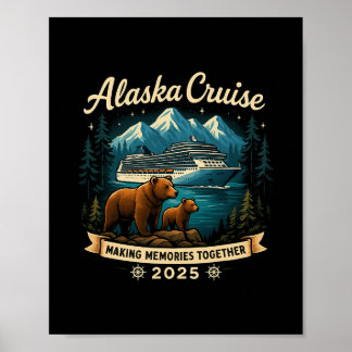 Cruisin Together Alaska 2025 Familie Freund Alaska Poster