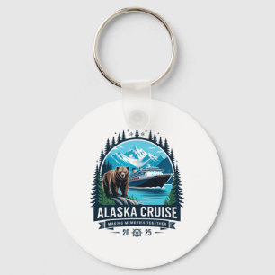 Cruisin Together Alaska 2025 Familie Freund Alaska Schlüsselanhänger