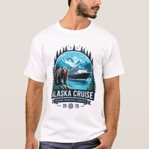 Cruisin Together Alaska 2025 Familie Freund Alaska T-Shirt
