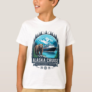 Cruisin Together Alaska 2025 Familie Freund Alaska T-Shirt