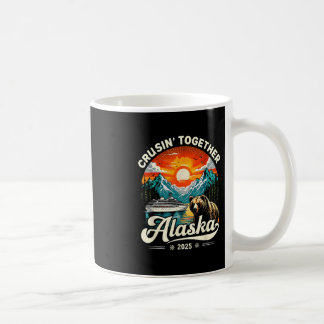 Cruisin Together Alaska 2025 Kreuzfahrt Familienre Kaffeetasse