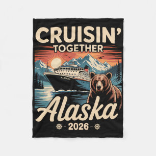 Cruisin Together Alaska 2026 Familie Freund Alaska Fleecedecke