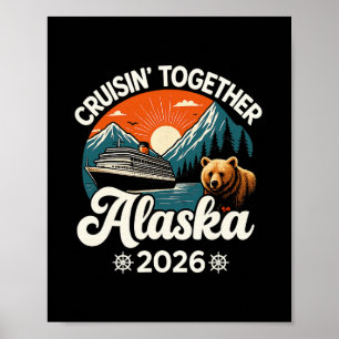 Cruisin Together Alaska 2026 Familie Freund Alaska Poster