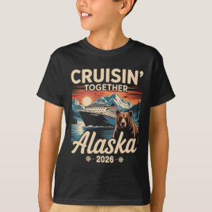 Cruisin Together Alaska 2026 Familie Freund Alaska T-Shirt
