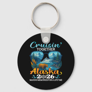 Cruisin Together Alaska 2026 Gruppe Alaska Kreuzfa Schlüsselanhänger
