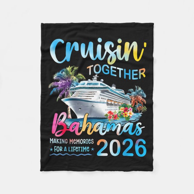 Cruisin' Together Bahamas 2026 Family Group Cruise Fleecedecke (Vorderseite)