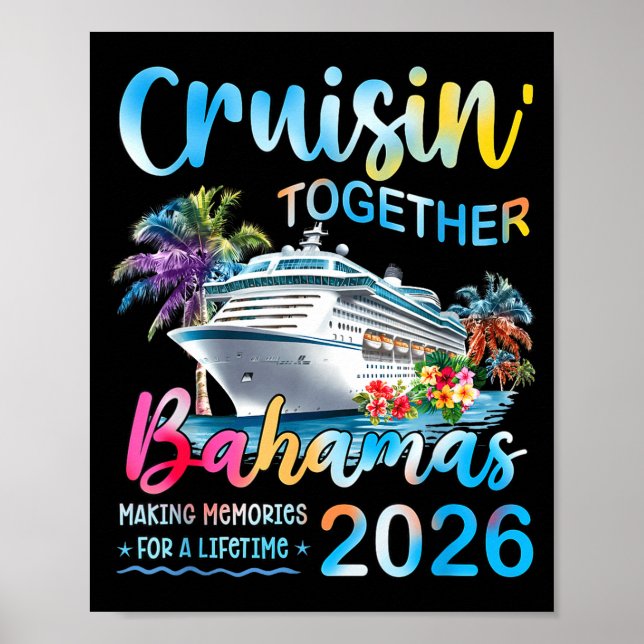 Cruisin' Together Bahamas 2026 Family Group Cruise Poster (Vorne)