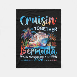 Cruisin 'Together Bermuda 2026 Familienurlaub Reis Fleecedecke