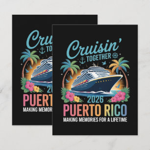 Cruisin' Together Puerto Rico 2026 Dankeskarte