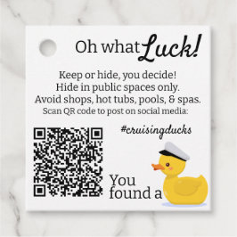 Cruising Ducks Cruise Captain Duck Geschenkanhänger