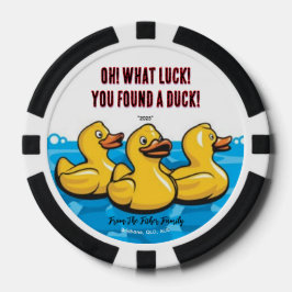 Cruising Ducks personalisierbare Sammlertokens Pokerchips