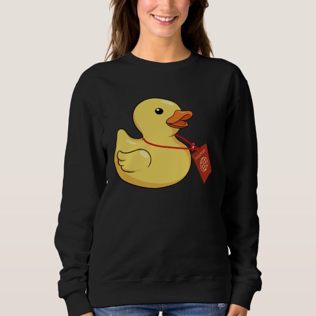 Cruising Hiding Finding Rubber Ducks Passport Scav Sweatshirt (Vorderseite)