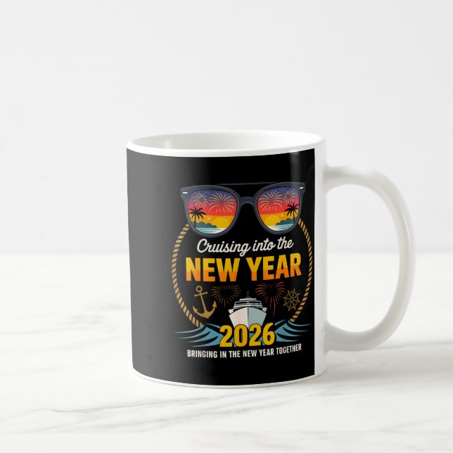 Cruising Into 2026 New Years Eve Matching Family C Kaffeetasse (Rechts)