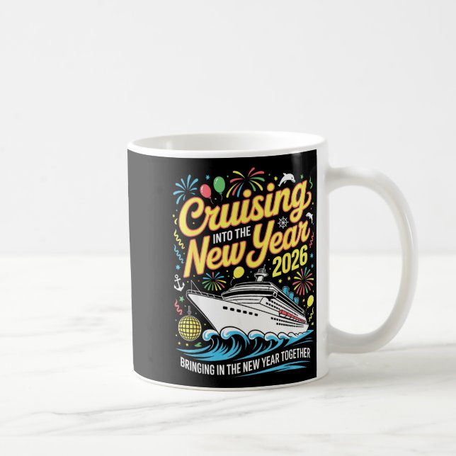 Cruising Into 2026 New Years Eve Matching Family C Kaffeetasse (Rechts)