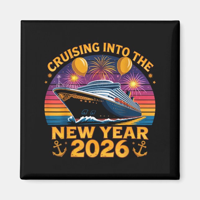 Cruising Into 2026 New Years Eve Party Favors Fami Magnet (Vorne)