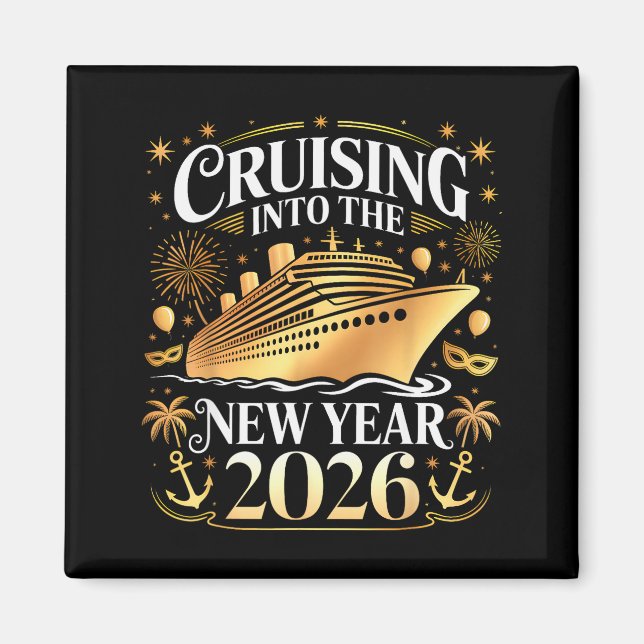 Cruising Into 2026 New Years Eve Party Favors Fami Magnet (Vorne)