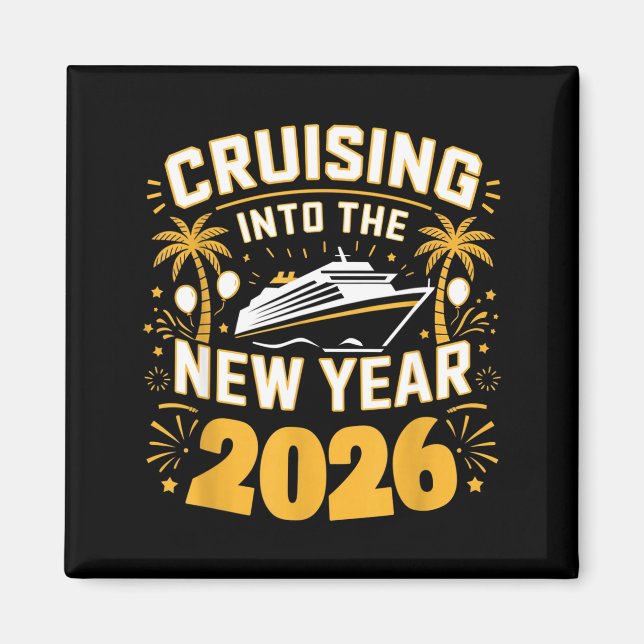 Cruising Into 2026 New Years Eve Party Favors Fami Magnet (Vorne)