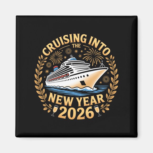 Cruising Into 2026 New Years Eve Party Favors Fami Magnet (Vorne)