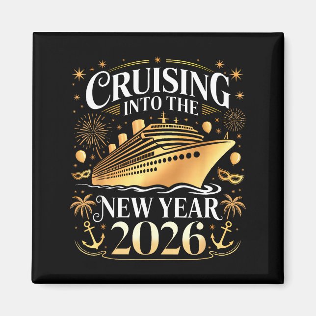Cruising Into 2026 New Years Eve Party Favors Fami Magnet (Vorne)