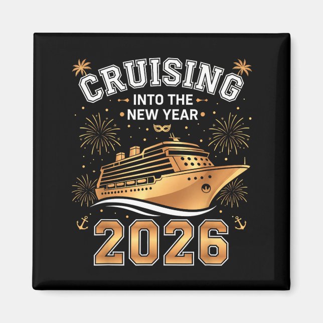 Cruising Into 2026 New Years Eve Party Favors Fami Magnet (Vorne)