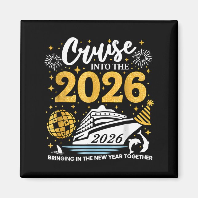 Cruising Into 2026 New Years Eve Party Favors Fami Magnet (Vorne)