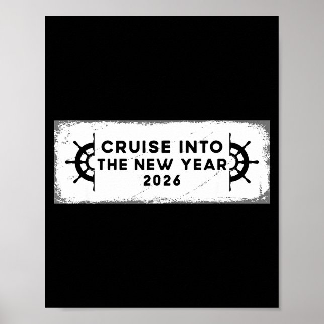 Cruising Into 2026 New Years Eve Party Favors Fami Poster (Vorne)
