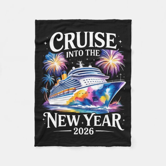 Cruising Into 2026 New Years Family Matching Men W Fleecedecke (Vorderseite)