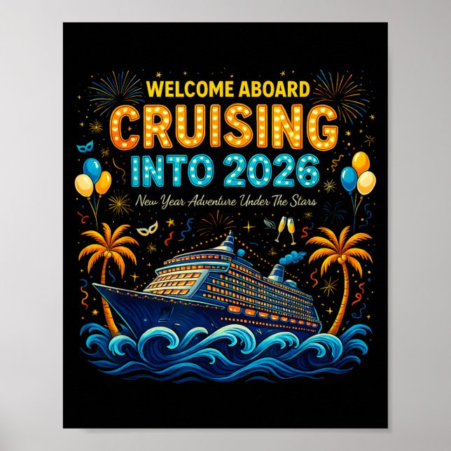 Cruising Into 2026 Trocal New Year Celebration  Poster (Vorne)