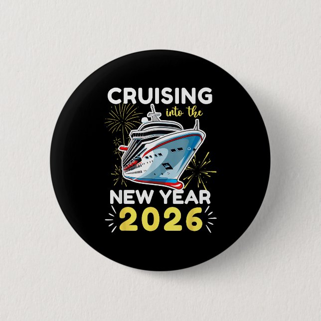 Cruising Into The New Year 2026  Button (Vorderseite)