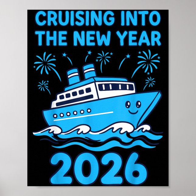 Cruising Into The New Year 2026 Celebration  Poster (Vorne)