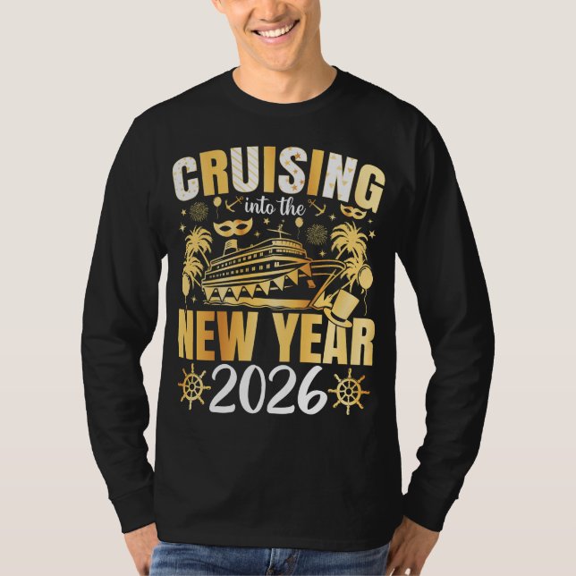 Cruising into the New Year 2026 Men LS T-Shirt (Vorderseite)