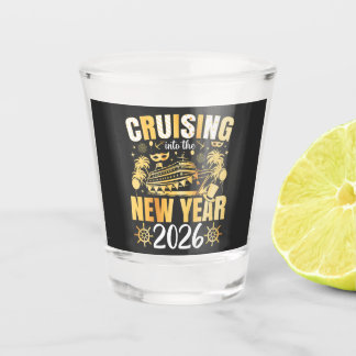 Cruising into the New Year 2026 Schnapsglas