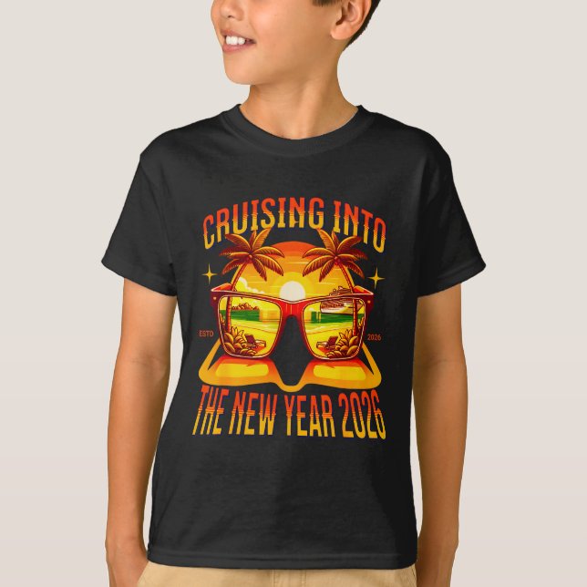 Cruising Into The New Year 2026  T-Shirt (Vorderseite)