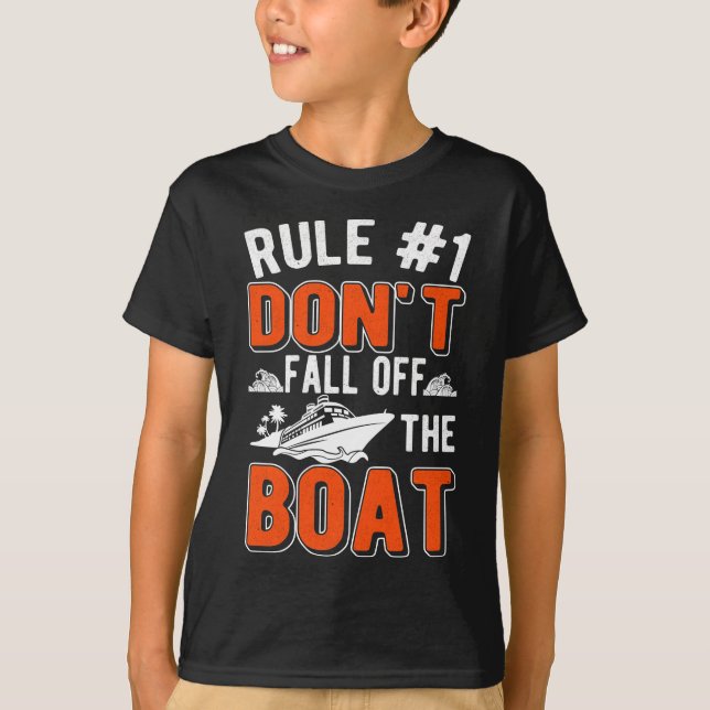 Cruising Rules Boat Funny Cruise Ship T-Shirt (Vorderseite)