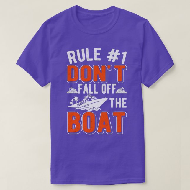 Cruising Rules Boat Funny Cruise Ship T-Shirt (Design vorne)