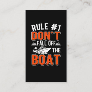 Cruising Rules Boat Funny Cruise Ship Visitenkarte