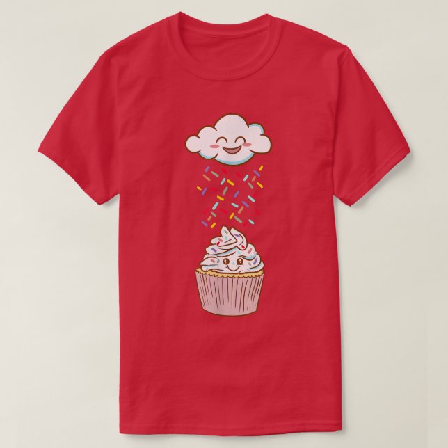 Crumble Cloud - Funny - Backwaren Lover Cupcake 12 T-Shirt (Design vorne)