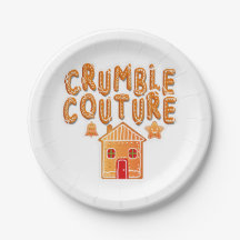 Crumble Couture Gingerbread Holiday Paper Pl