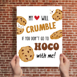 Crummel Cookies Homecoming Vorschlag Unterschreibe Poster