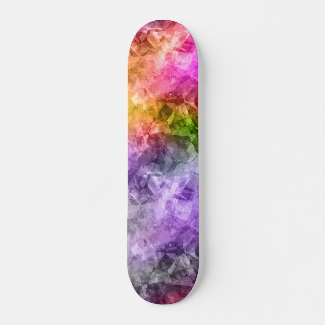 Crumpled Exotic Textur Skateboard (Vorne)