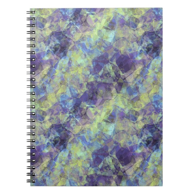 Crumpled Lavendel Textur Notizblock (Vorderseite)