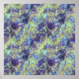 Crumpled Lavendel Textur Poster