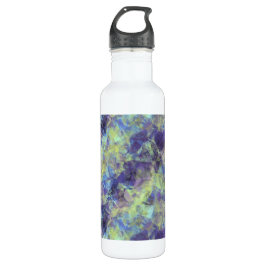 Crumpled Lavendel Textur Trinkflasche