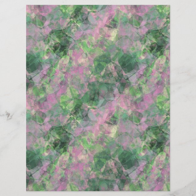 Crumpled Spring Green Texture (Vorderseite)