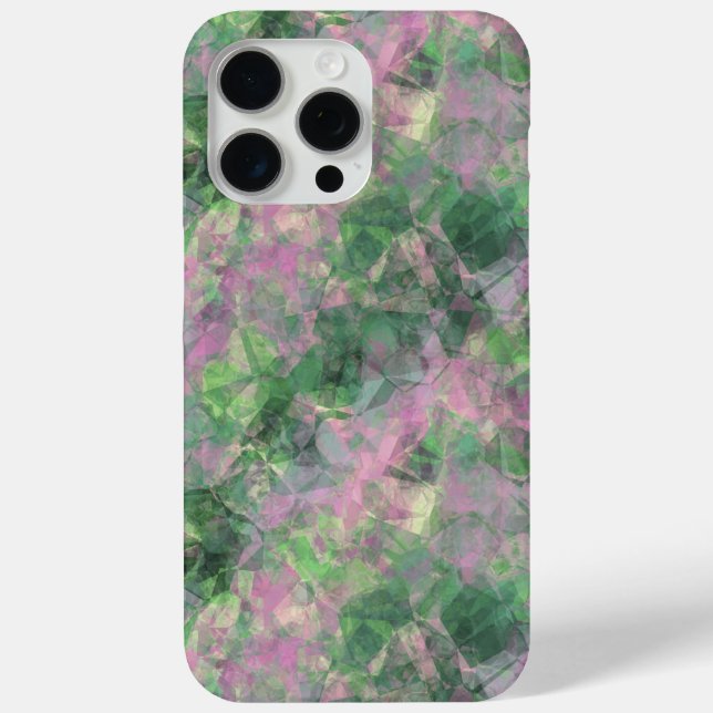 Crumpled Spring Green Texture Case-Mate iPhone Hülle (Rückseite)