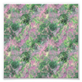 Crumpled Spring Green Texture Fotodruck