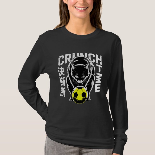 Crunch Time Cat Game Day & Streetwear Essential T-Shirt (Vorderseite)